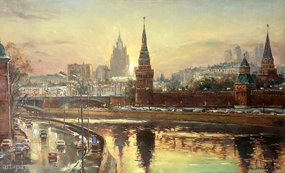 Зимнее утро в Москве