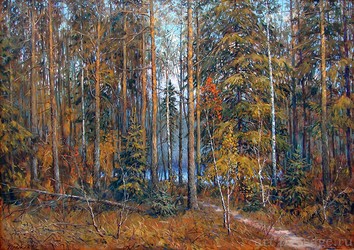 В лесу